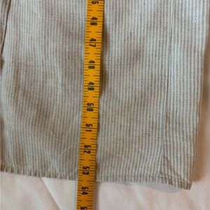 Flax Striped Maxi Dress - Gray and White